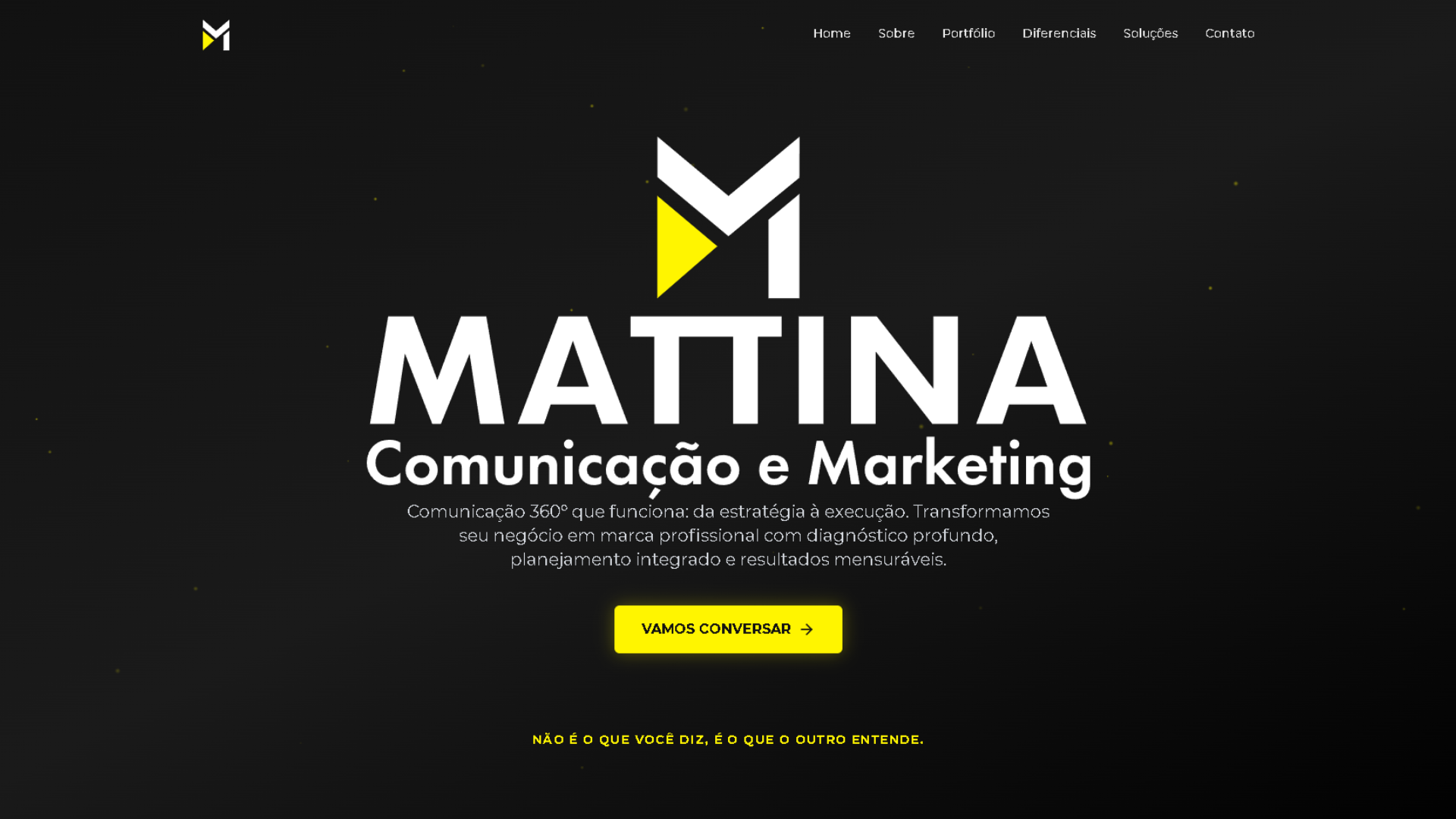 Prévia do site Mattina